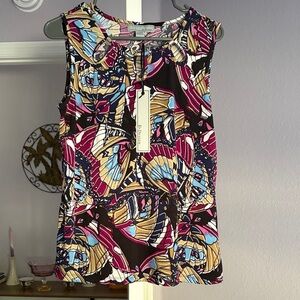 Vibrant Abstract Sleeveless Tank Top